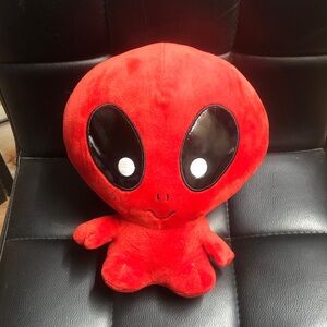 Red Alien Plush Toy